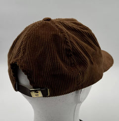 Vintage J&L Livestock Longhorn Corduroy Hat Imperial Headwear Brown Strap-back - Used