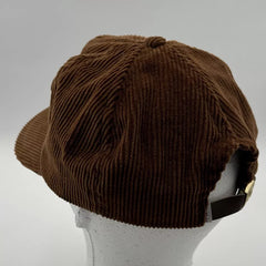 Vintage J&L Livestock Longhorn Corduroy Hat Imperial Headwear Brown Strap-back - Used