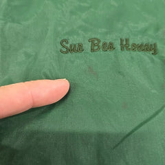 Vintage K-Products Sue Bee Honey Green Windbreaker Jacket Size XL Made in USA - Used