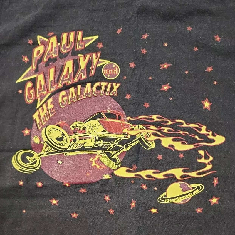 Vintage Paul Galaxy and The Galactix Black Band T-Shirt - Size L