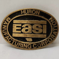 Dynabuckle Easi Manufacturing Corp Huron Brass Belt Buckle - Used