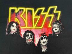 Vintage Kiss Army Depot T-Shirt Logo Band Photo Tour Concert Tee USA All Sport Sz XL