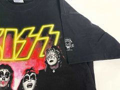 Vintage Kiss Army Depot T-Shirt Logo Band Photo Tour Concert Tee USA All Sport Sz XL