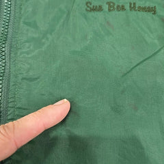 Vintage K-Products Sue Bee Honey Green Windbreaker Jacket Size XL Made in USA - Used